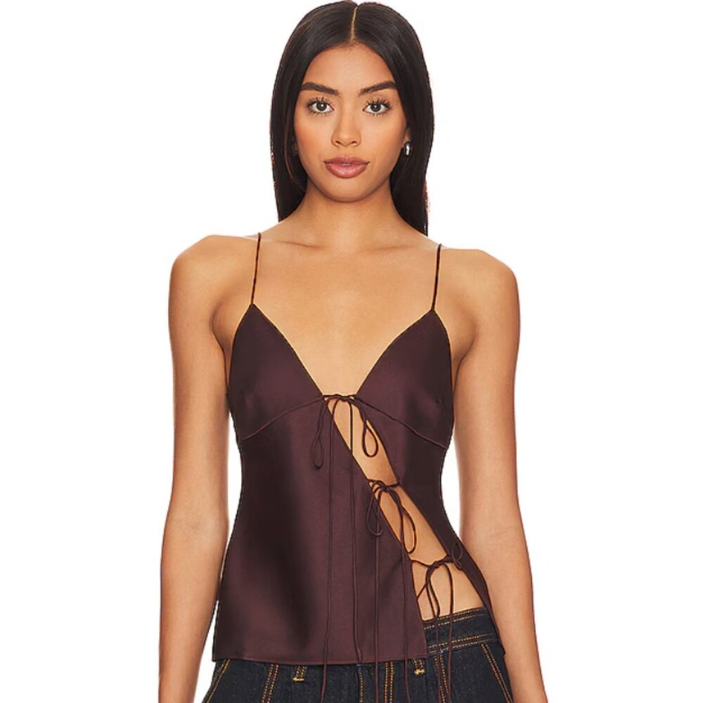 Lioness Cami in Wine - Size Medium